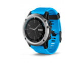 Умные часы серебристые с синим ремешком Garmin Quatix 3