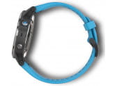 Умные часы серебристые с синим ремешком Garmin Quatix 5