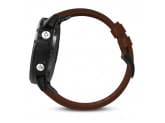 Умные часы черные с коричневым кожаным ремешком Garmin D2 Charlie
