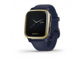 Умные часы темно-синие с золотистым алюминиевым безелем Garmin Venu Sq Music Edition