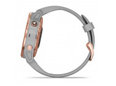 Умные часы розовое золото с серым ремешком Garmin Fenix 6s Sapphire