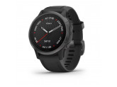 Умные часы серые DLC с черным ремешком Garmin Fenix 6S Pro