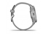 Умные часы серые с серебристым безелем и силиконовым ремешком Garmin Venu 2 Plus
