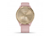 Умные часы золотистые с розовым ремешком Garmin Vivomove 3s