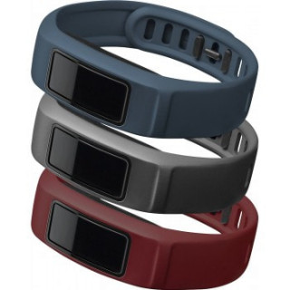 Ремешки сменные (пластик) серый,бордо,синий Garmin для Vivofit 2