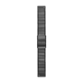 Ремешок сменный (титановый) темно-серый Garmin QuickFit 22 мм