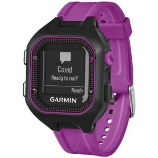 Умные часы черно-фиолетовые (маленькие) с пульсометром Garmin Forerunner 25 HRM