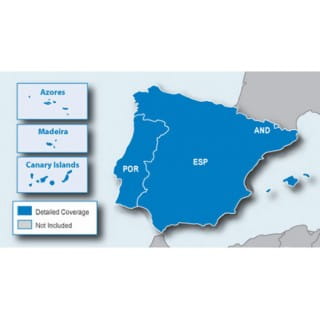 Карта дорог Garmin Navteq City Navigator: Europe NT- Spain and Portugal