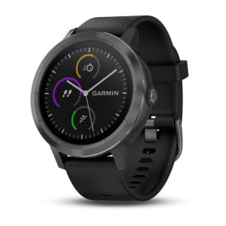 Умные часы черные с черным ремешком Garmin Vivoactive 3