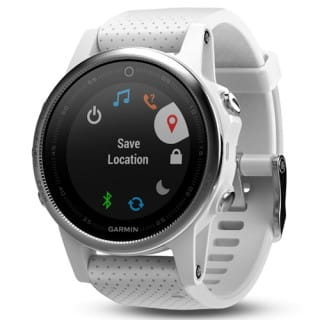Умные часы белые с белым ремешком Garmin Fenix 5s
