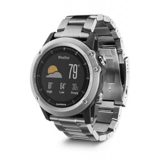 Умные часы серебряные c титановым браслетом Garmin Fenix 3 Sapphire