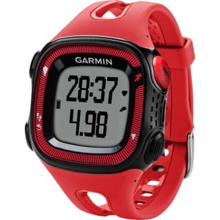 Умные часы красно-черные Garmin Forerunner 15 HRM