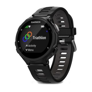 Умные часы черно-серые Garmin Forerunner 735 XT HRM-Tri-Swim