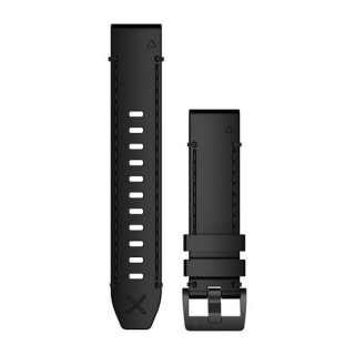 Ремешок сменный черный Garmin Horween QuickFit 22 мм (кожаный)