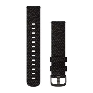 Ремешок сменный черный с черной застежкой Garmin Quick Release 20 мм (нейлоновый)
