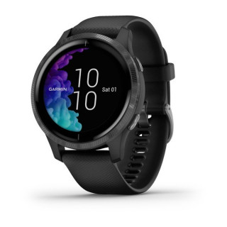 Умные часы черные с серым безелем Garmin Venu