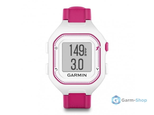 Умные часы бело-розовые (маленькие) Garmin Forerunner 25 010-01353-31 ...